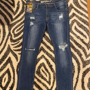 Women’s Machine Jeans- Distressed Skinny size 32